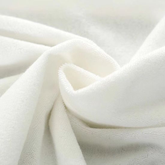 160GSM 白色舒适防水棉床垫保护套