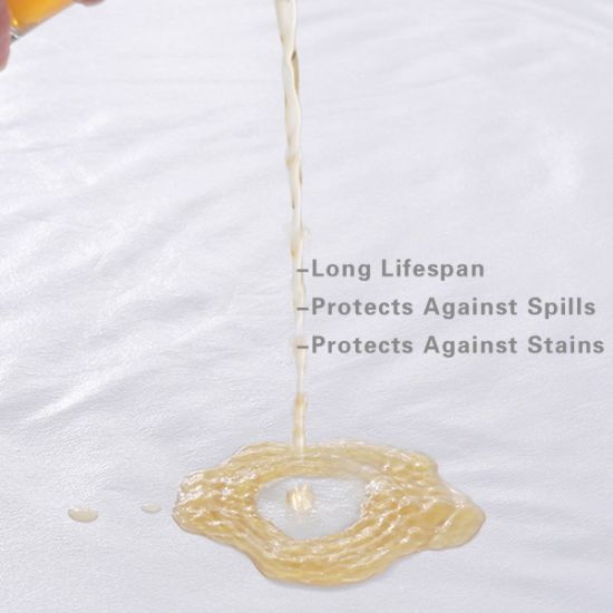 100% 棉套防水、无噪音绗缝床垫保护套