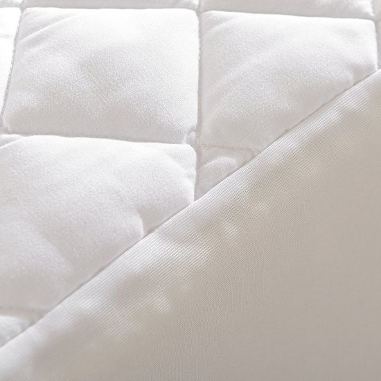 特大号绗缝床垫和保护套，最大 18" 深超舒适